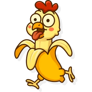 Förvirrad kyckling â Chicken Banana