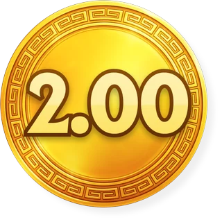 Mynt 2,00 â Dragon Pots