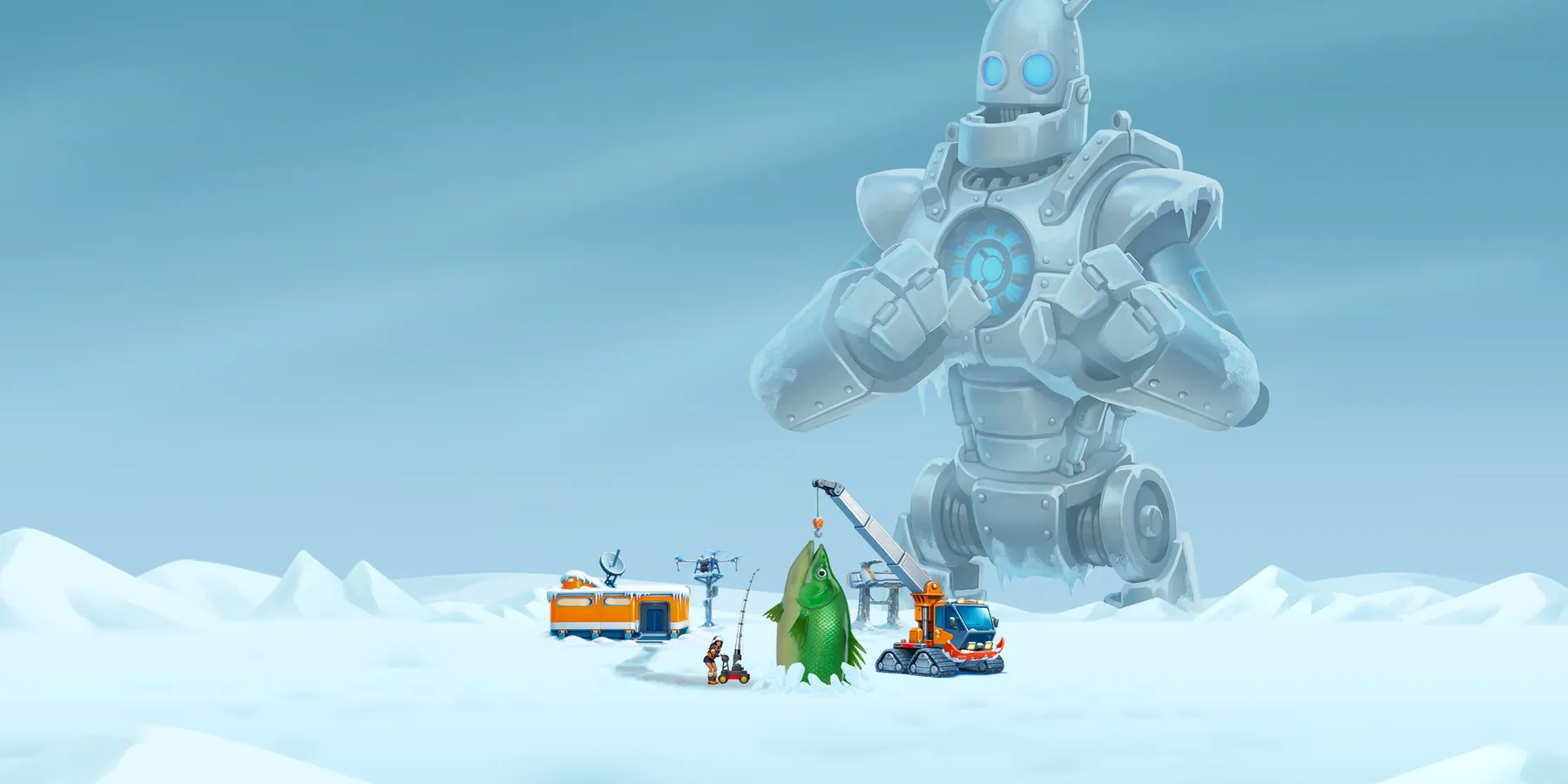 Ice Fish â officiell grafik frĂ„n InOut Games